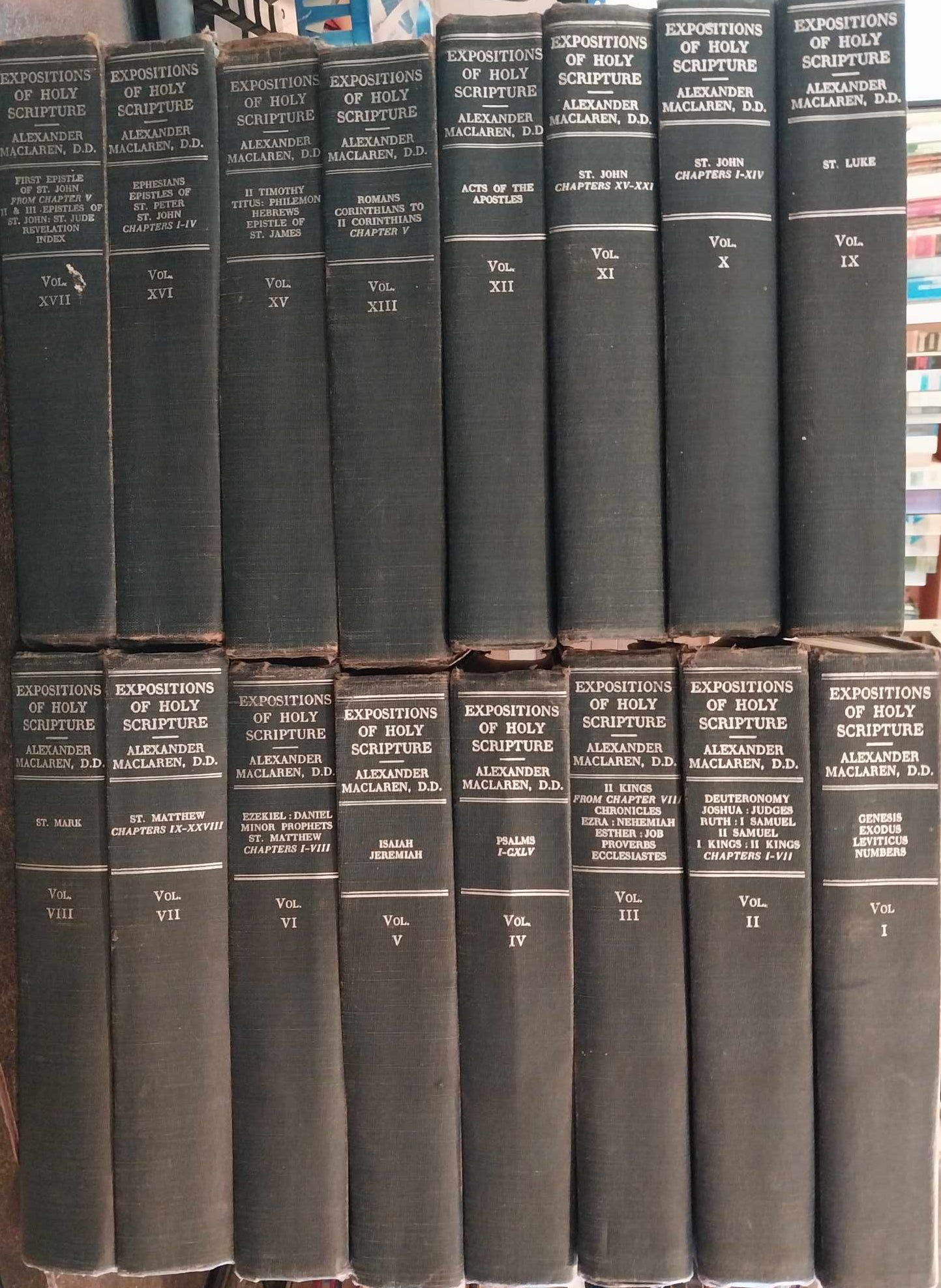 Expositions of Holy Scripture by Alexander Maclaren Set (complete) image 0