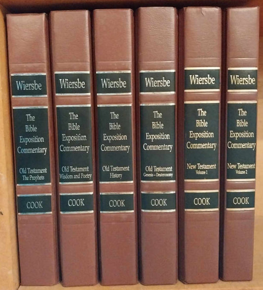 Bible Exposition Commentary (Old and New Testament) 6-Volumes by Warren Wiersbe image 0