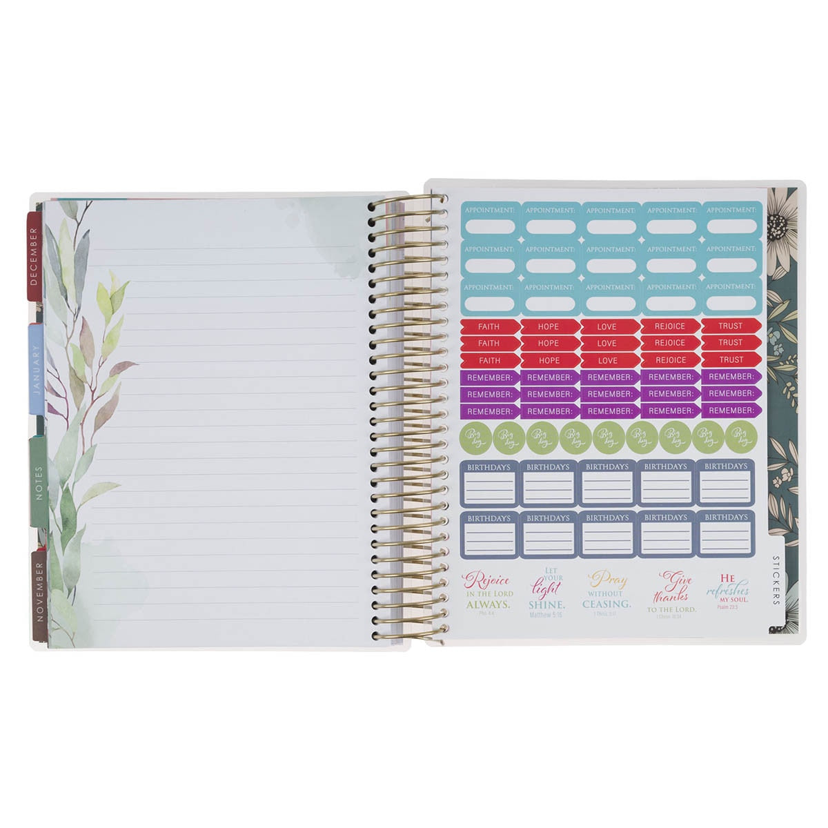 2027 18-Month Planner: Be Still & Know (starts August 2026)