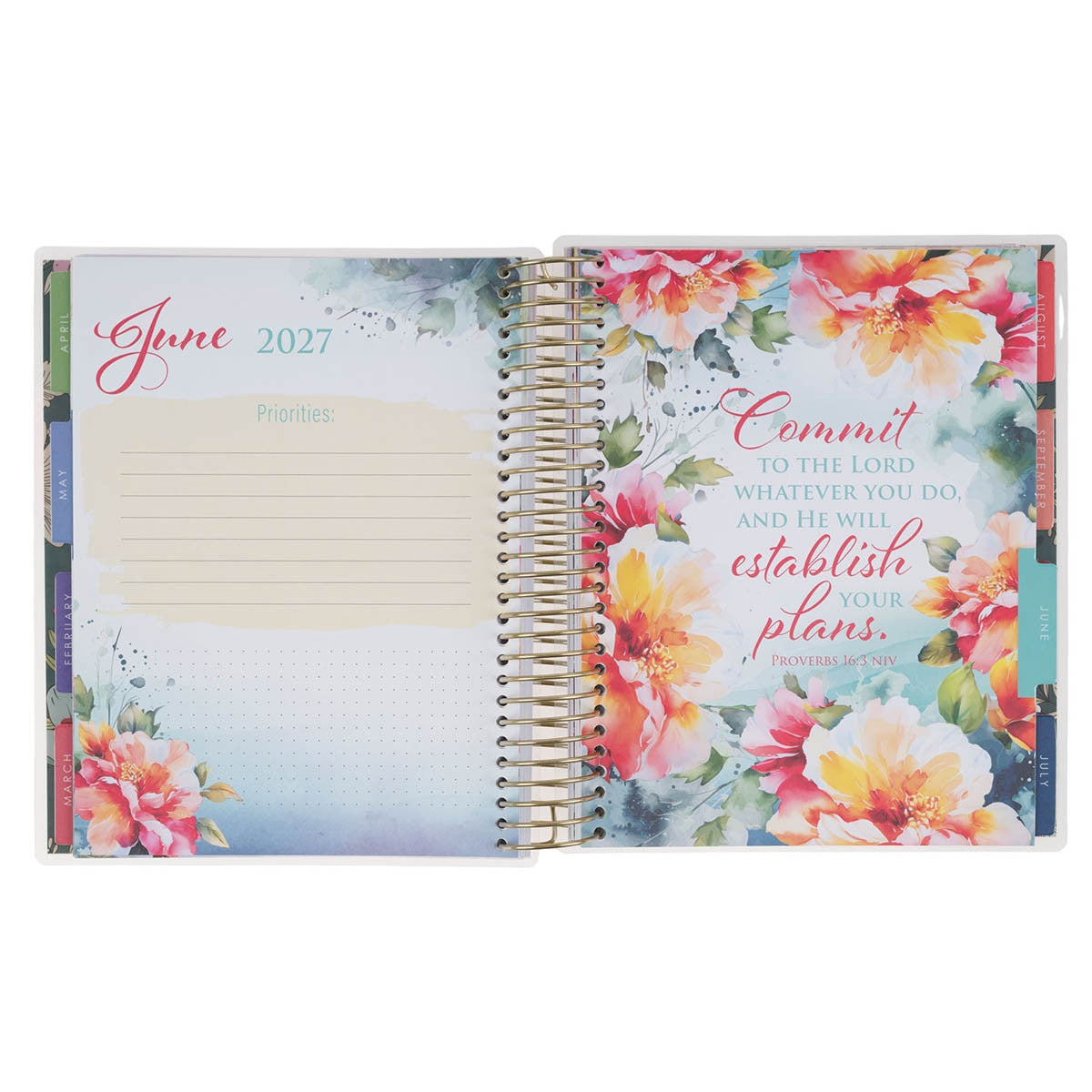 2027 18-Month Planner: Be Still & Know (starts August 2026)