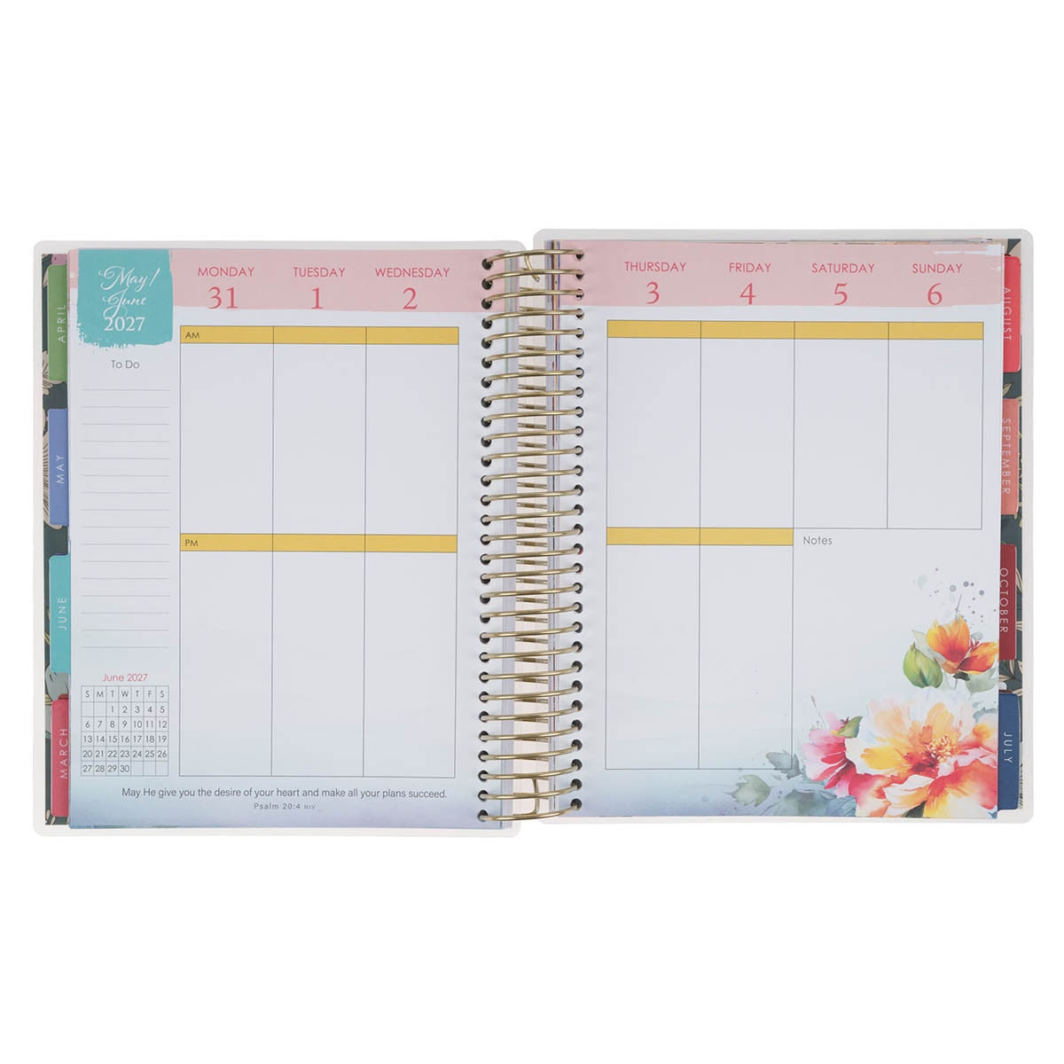 2027 18-Month Planner: Be Still & Know (starts August 2026)