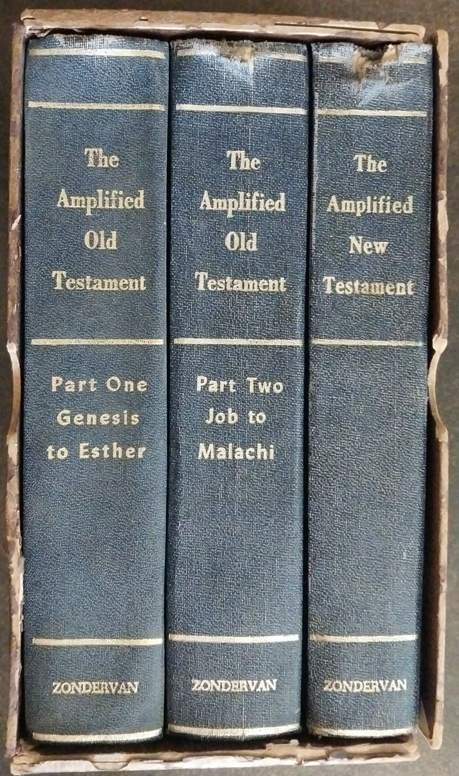 Amplified Bible: Three Volume Set