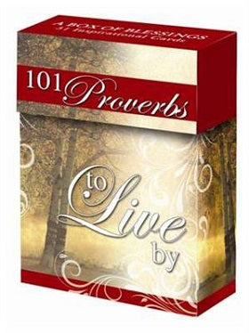 101 Proverbs to Live By: Box of Blessings: 51 Inspirational Cards