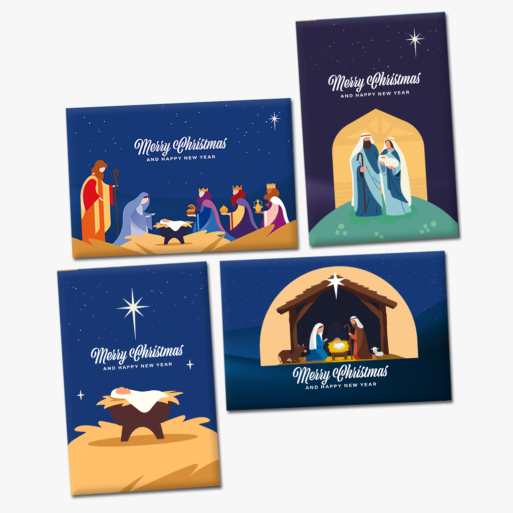 Christmas Cards Traditional 12pk