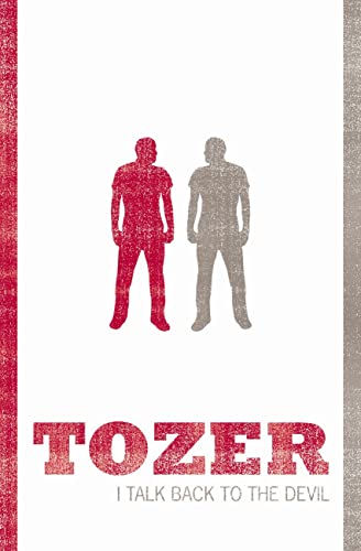 Book cover with silhouettes of two figures and the name 'Tozer' on a red and gray background