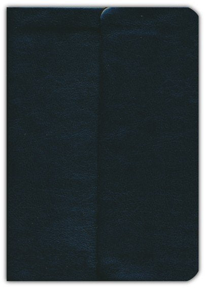 KJV Large Print Compact Reference Bible, Black Leathertouch with Magnetic Flap