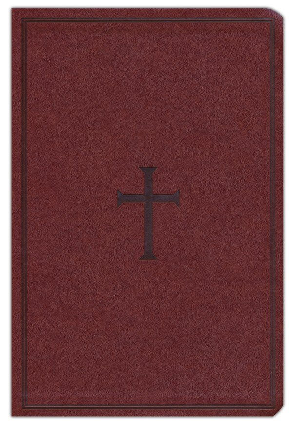 KJV Giant-Print Reference Bible, soft leather-look, brown