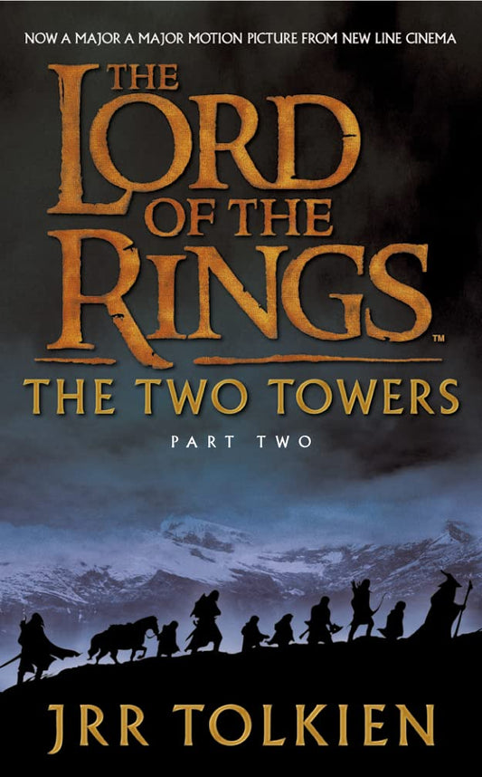 Book cover of 'The Two Towers' from 'The Lord of the Rings' series by J.R.