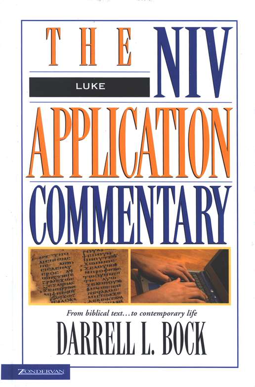 Book cover of 'The NIV Application Commentary: Luke' by Darrell L. Bock