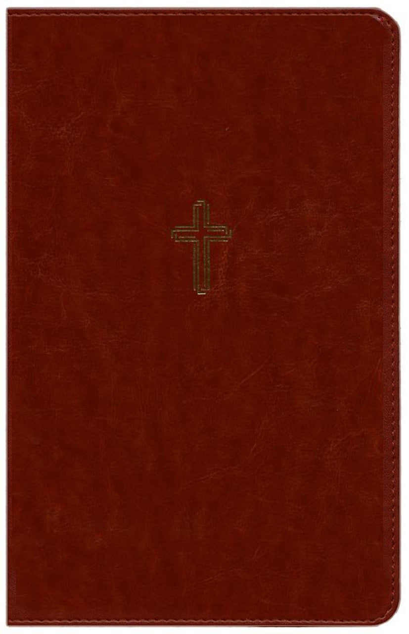 NASB Thinline Bible Giant Print Brown 1995 Text, Red Letter Edition