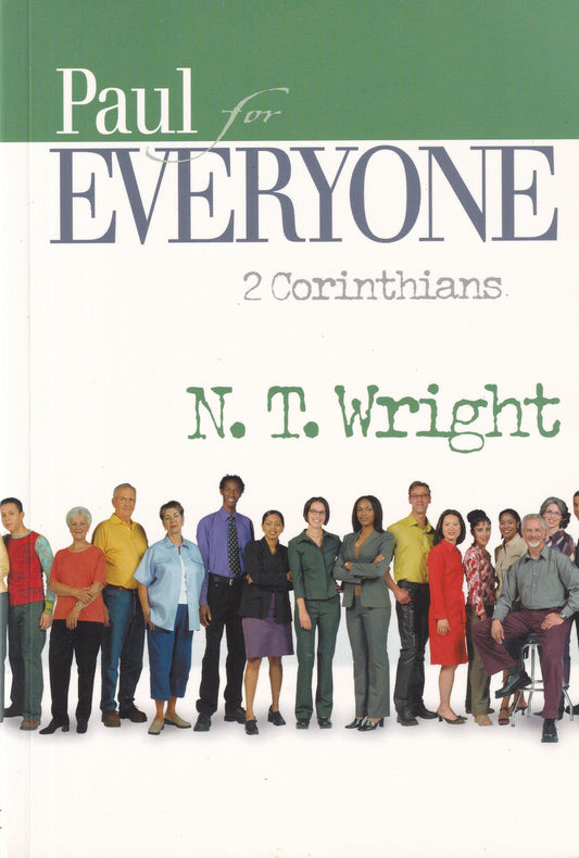 Book cover of 'Paul for Everyone' by N.T. Wright with a group of people on a white background