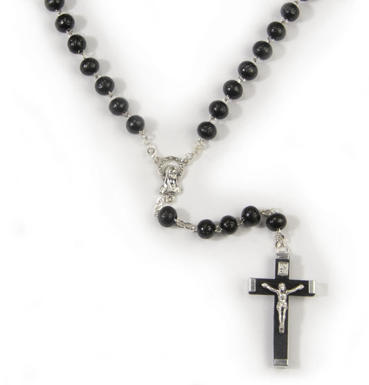 Rosary 8mm - Black