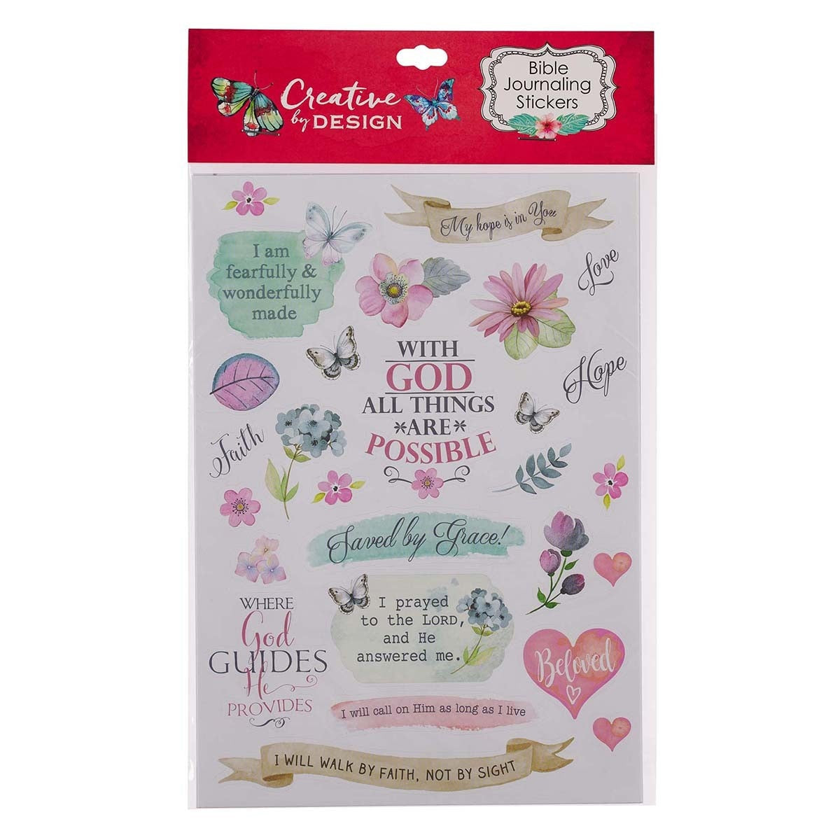 Bible Journaling Stickers: Colourful Sticker Sheets