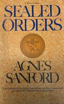 Book cover of 'Sealed Orders' by Agnes Sanford on a red background