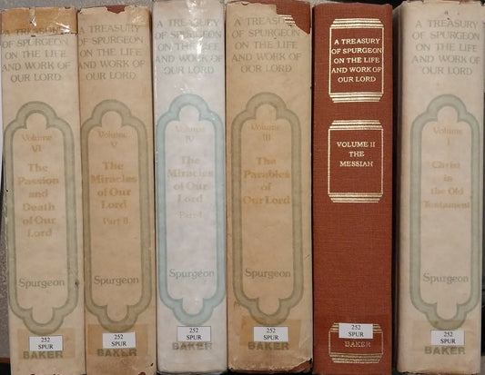 Treasury of Spurgeon on the Life and Work of Our Lord, 6 Volume Set