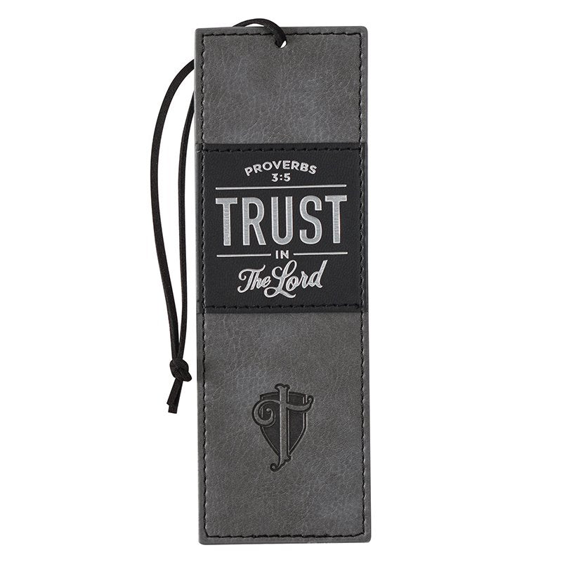 Trust in the Lord, Faux Leather Bookmark
