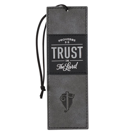 Trust in the Lord, Faux Leather Bookmark
