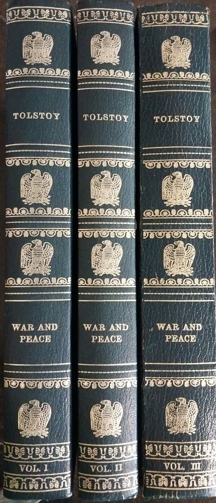 War and Peace (3 Volume Set) by Leo Tolstoy