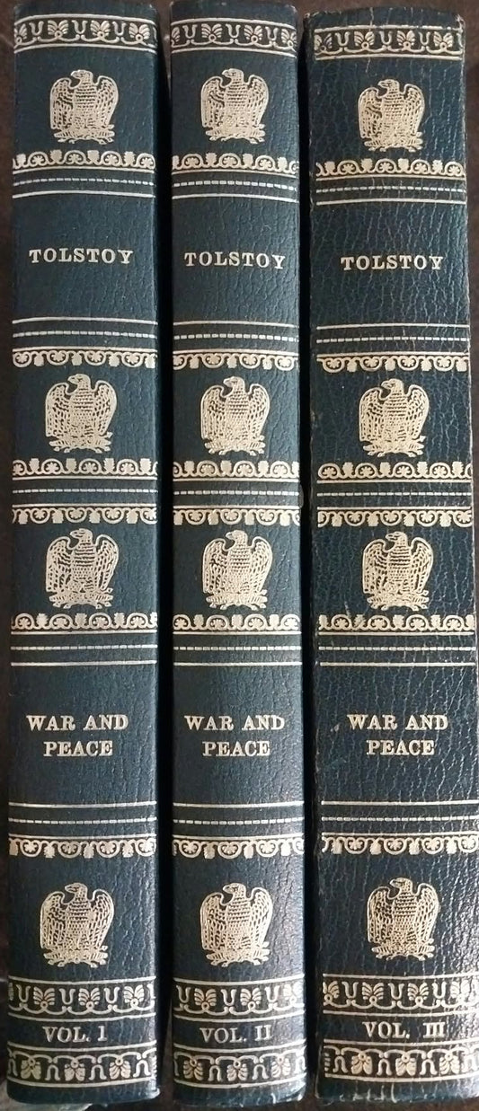War and Peace (3 Volume Set) by Leo Tolstoy