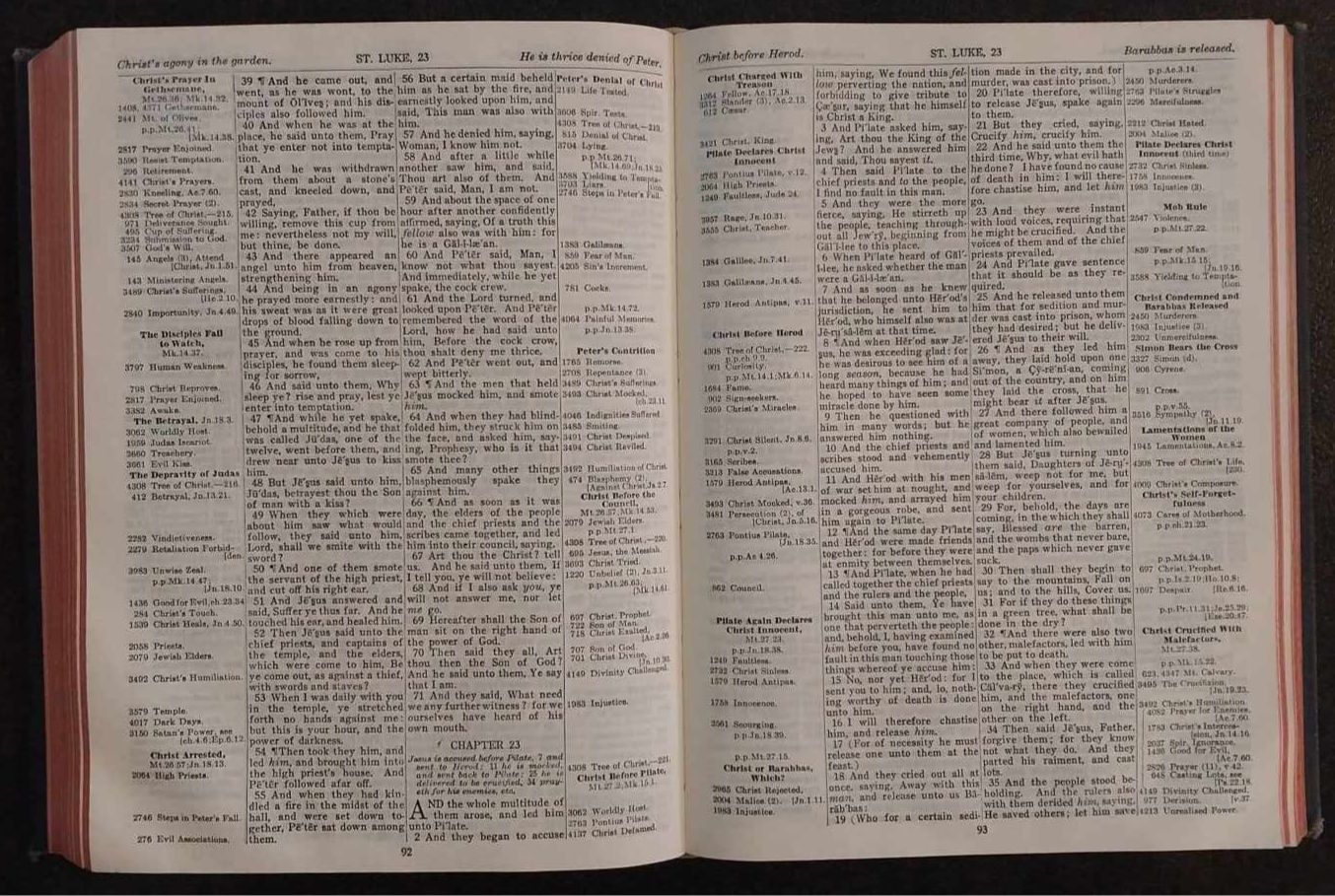KJV New Thompson Chain Reference Bible, Hardcover image 1