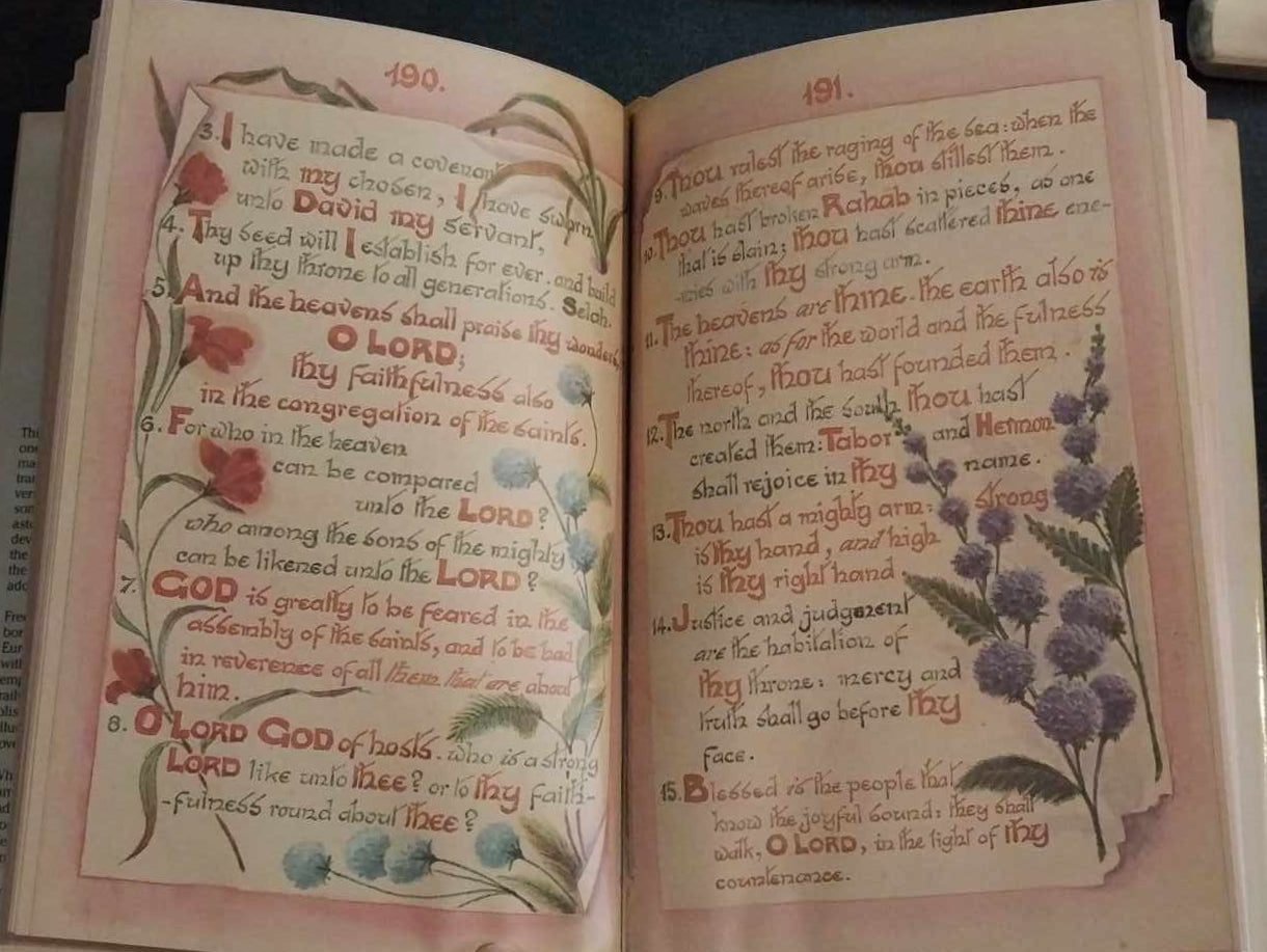 Book of Psalms Transcribed by James Swan Freemantle image 1