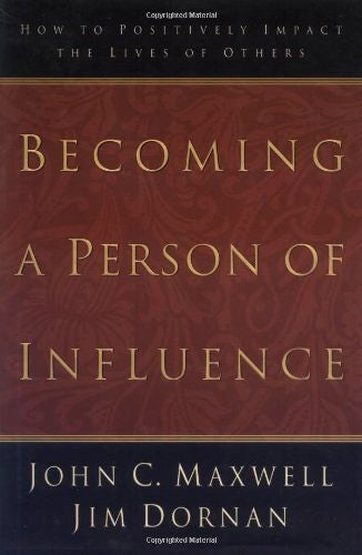 Becoming a Person of Influence by John Maxwell image 0