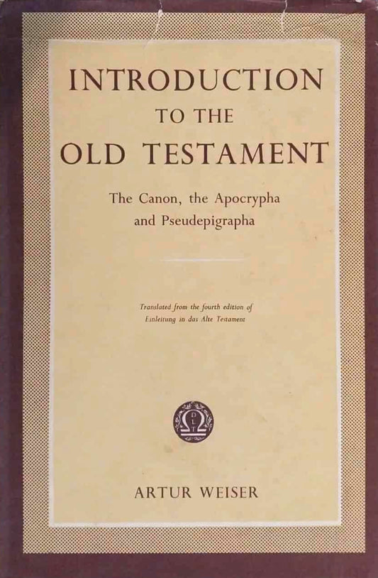 Introduction to the Old Testament by Artur Weiser image 0