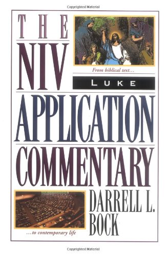 Luke: NIV Application Commentary by Darrell L. Bock image 0