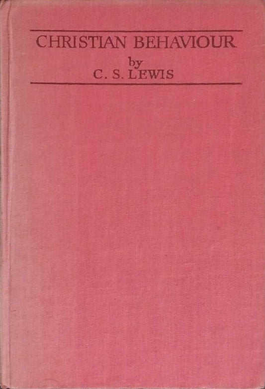 Christian Behavior by C.S. Lewis image 0