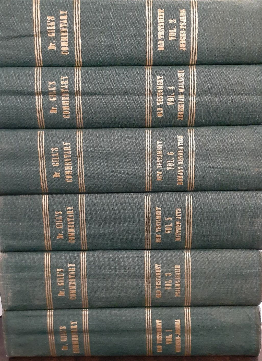 Dr. Gill's Commentary 6-Volume Set image 0