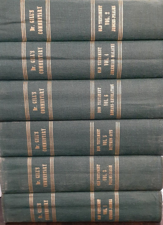 Dr. Gill's Commentary 6-Volume Set image 0