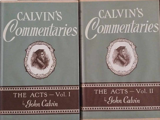 Calvin's Commentaries: The Acts, 2 Volumes image 0
