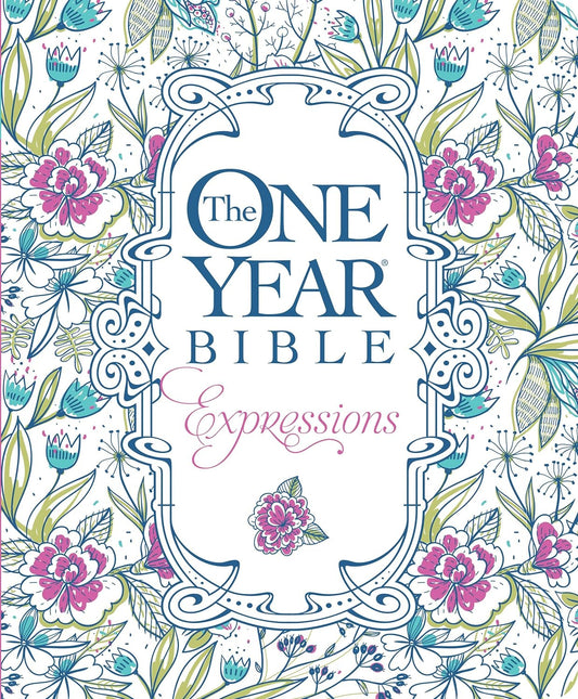 NLT One Year Bible: Expressions (Journalling and Colouring Bible) image 0