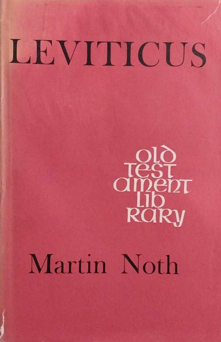 Leviticus (Old Testament Library) by Martin Noth image 0