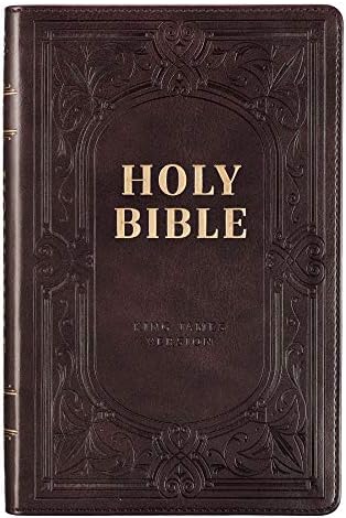 KJV Holy Bible, Gift Edition, Dark Brown image 0