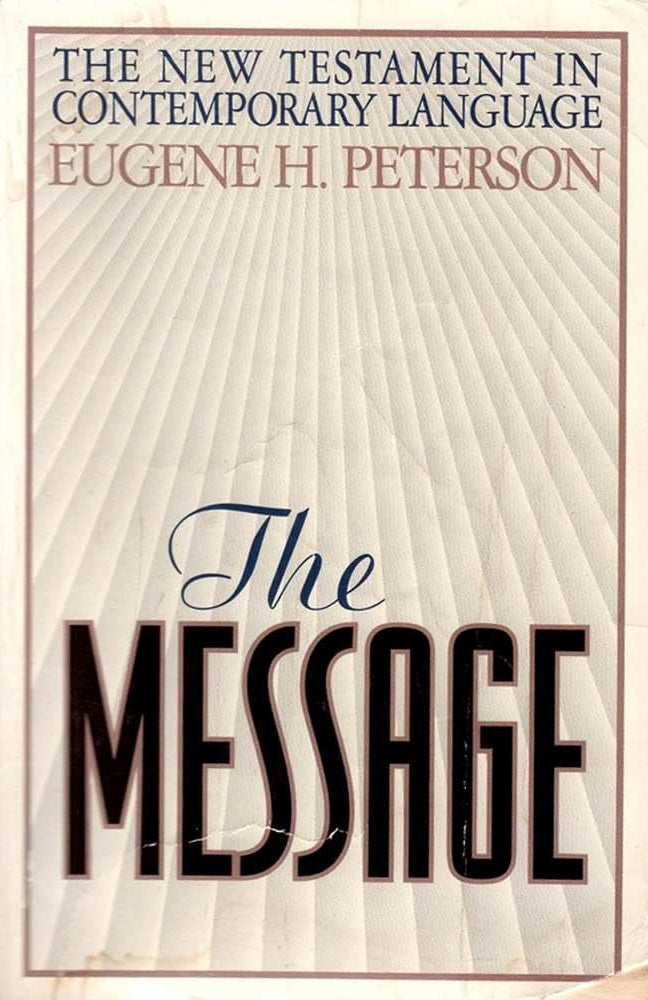 The Message Bible: New Testament by Eugene Peterson, Hardcover image 0