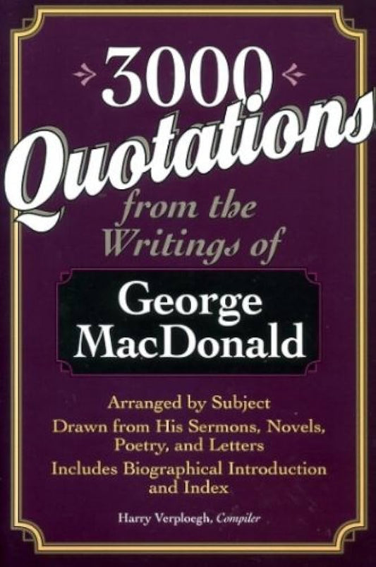 3000 Quotations from the Writings of George MacDonald image 0