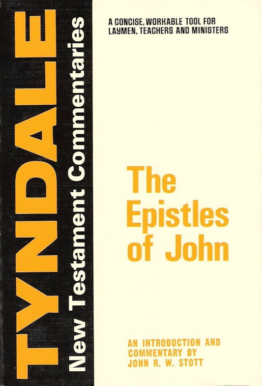 Epistles of John (Tyndale NT Commentaries) by J.R.W. Stott image 0