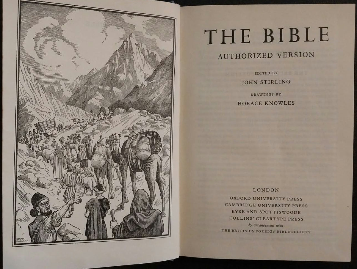 The Bible: Authorized Version edited by John Stirling