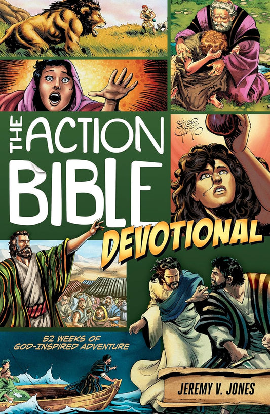 Action Bible Devotional: 52 Weeks of God-Inspired Adventure image 0