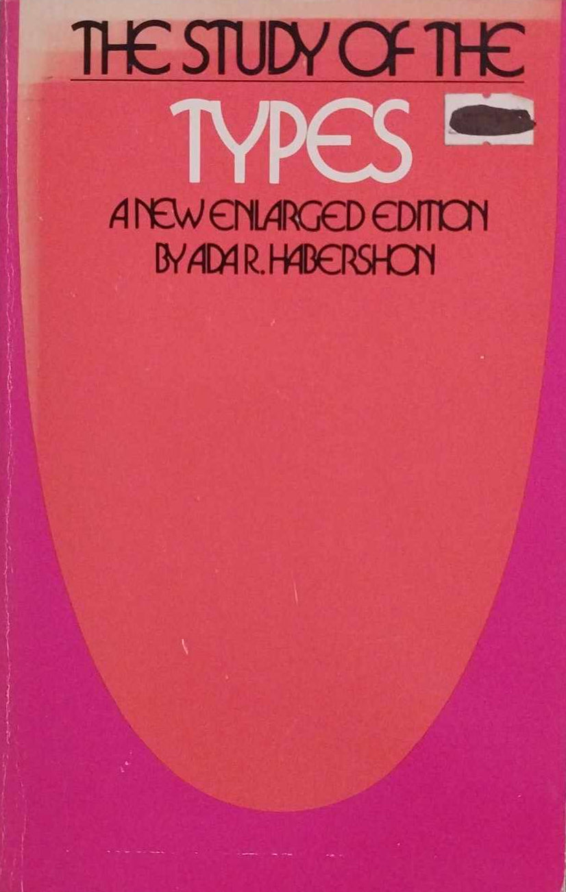 The Study of the Types (Enlarged Edition) by Ada R. Habershon image 0