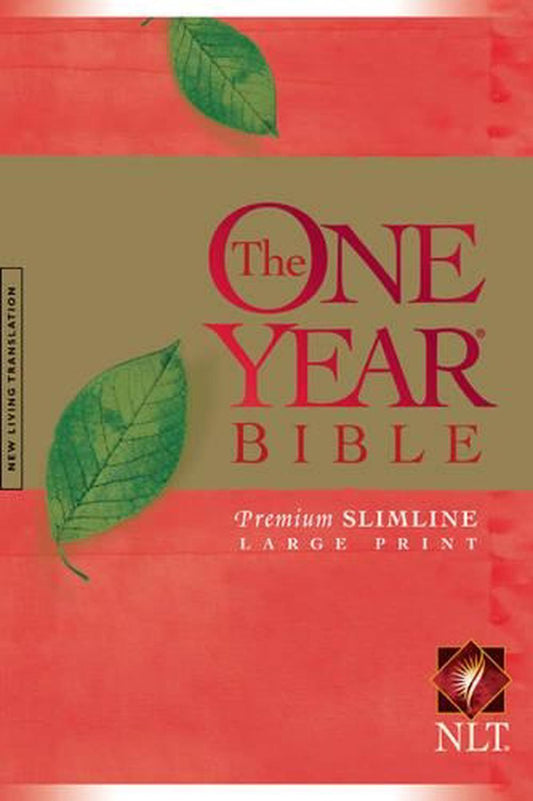 NLT One Year Bible, Premium Slimline, Large Print image 0