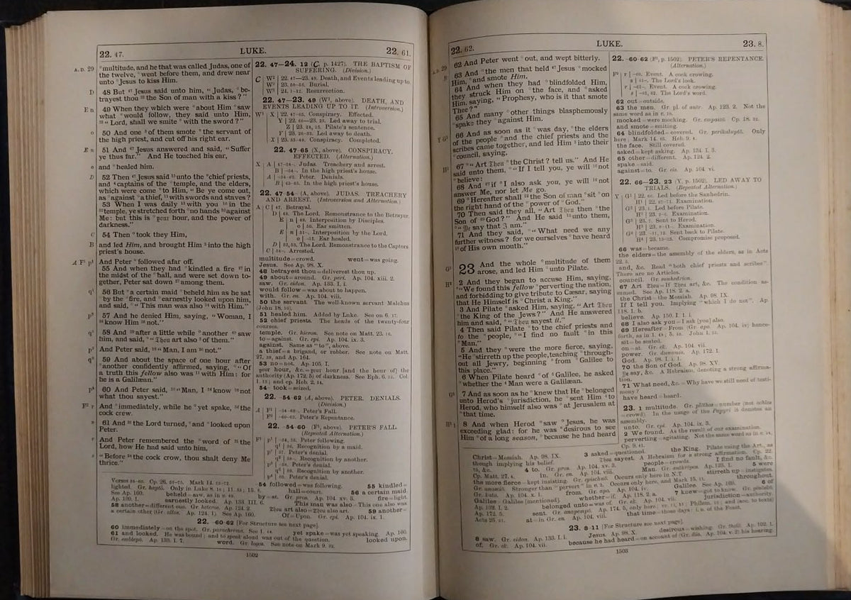 Companion Bible Part V: The Gospels
