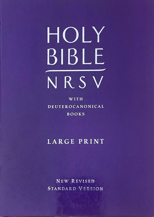 NRSV Holy Bible with Deuterocanonical Books, Large Print image 0