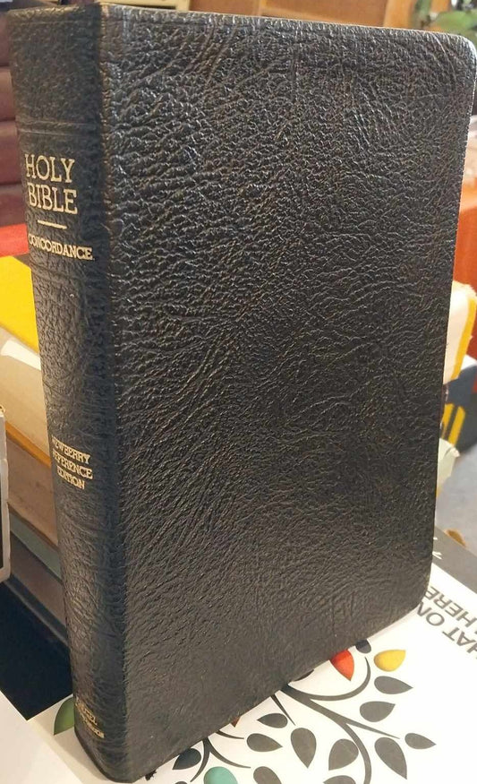 KJV Holy Bible, Concordance, Newberry Reference Edition, Leather Cover image 0