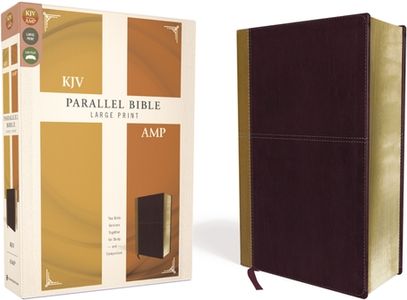 KJV and AMP Parallel Bible, Large Print image 0