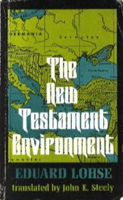 The New Testament Environment by Eduard Lohse image 0