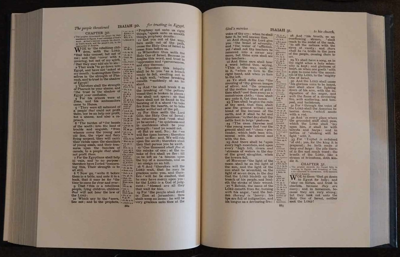 KJV Holy Bible, Wide Margin, In Slip Case image 1