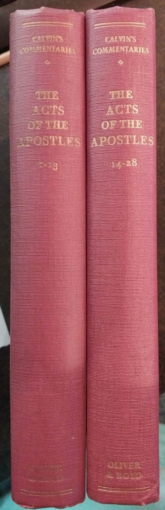 Calvin's Commentaries: Acts of the Apostles, 2 Volume Set image 0