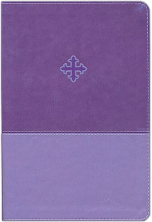 Amplified Study Bible, Purple Leathersoft, Large Print image 0